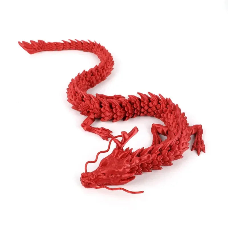 30/90 CM New 3D Printed Chinese Dragon Full Body Joints That Can Move Home Furnishings and Decorations Figurines Ornaments Elk-Valley 3D