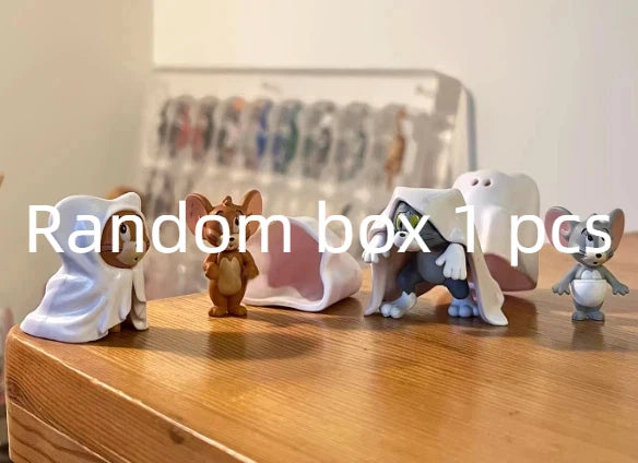 New Products In Stock Anime Cat And Mouse Series Blind Boxes Figurines Toys Desktop Ornaments Surprise Gifts For Fans Souvenir Elk-Valley 3D