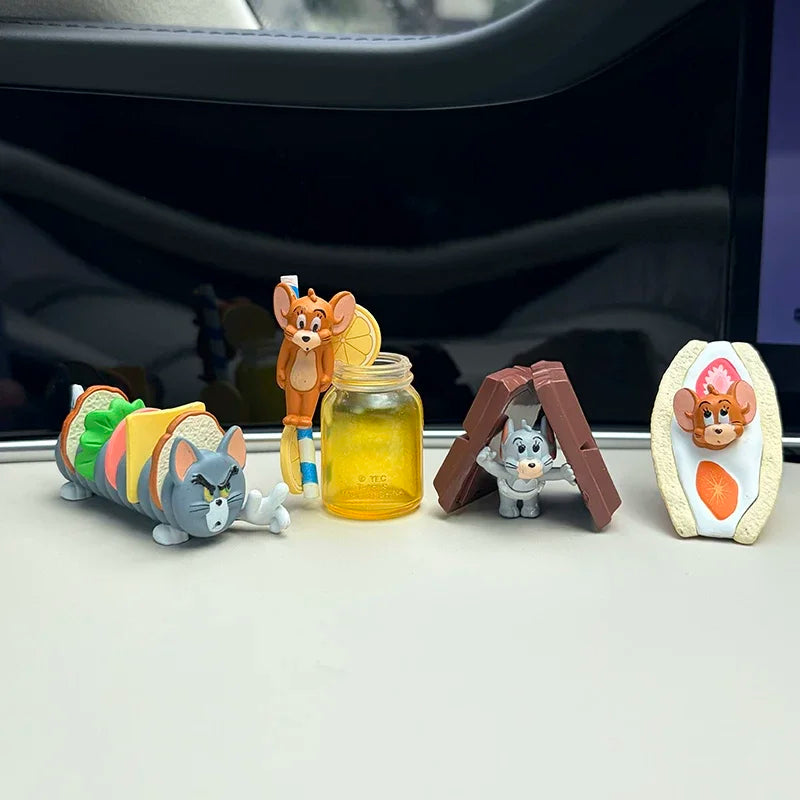 New Products In Stock Anime Cat And Mouse Series Blind Boxes Figurines Toys Desktop Ornaments Surprise Gifts For Fans Souvenir Elk-Valley 3D