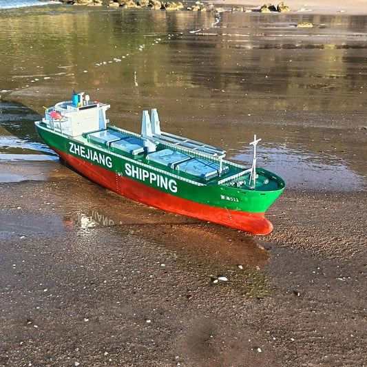 RC Boat 100cm Simulation Remote Control Bulk Cargo Boat 3D Printing RC Boat Model Kit Adult Toy Elk-Valley 3D