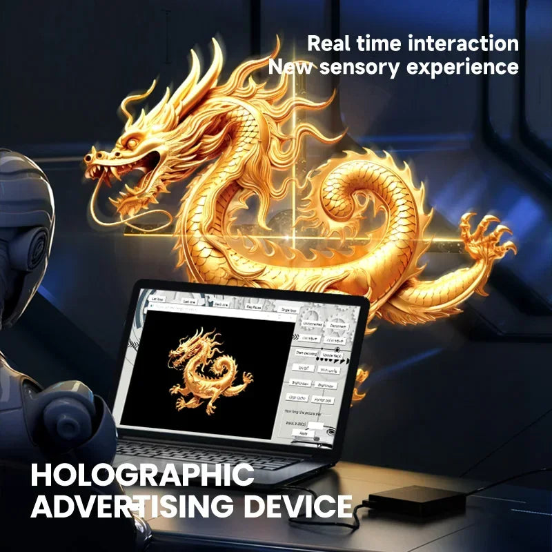 3D Hologram Fan HD Advertisement Equipment COUES 100cm-180cm HDMI Projection Screen Holographic Projector Display Custom Elk-Valley 3D