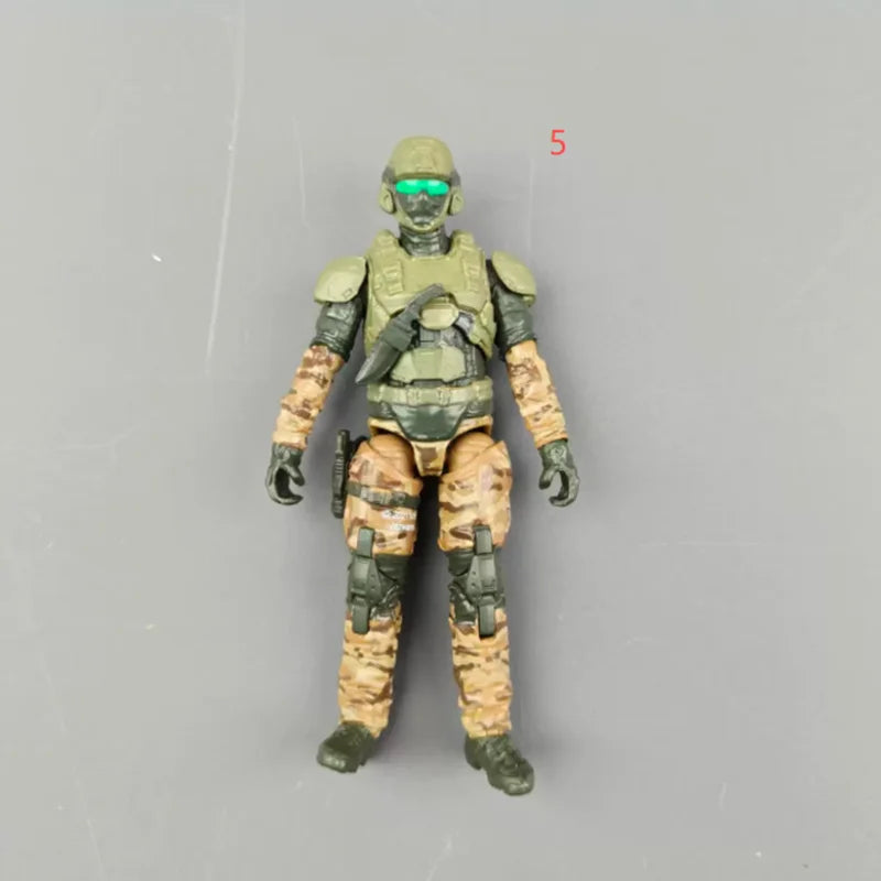 1:18 Scale Soldier Accessories Bulk 3.75 inch Movable Display Piece Collectible Gift Souvenir Elk-Valley 3D