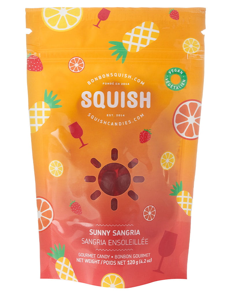Vegan Sunny Sangria SQUISH Candies Canada