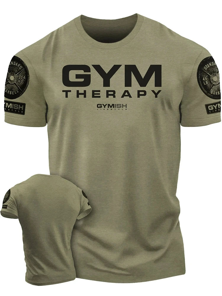 The 3D printed men's T-shirt for the summer of 2025 is a bestseller for sports fitness exercise casual fashion and lightness Elk-Valley 3D