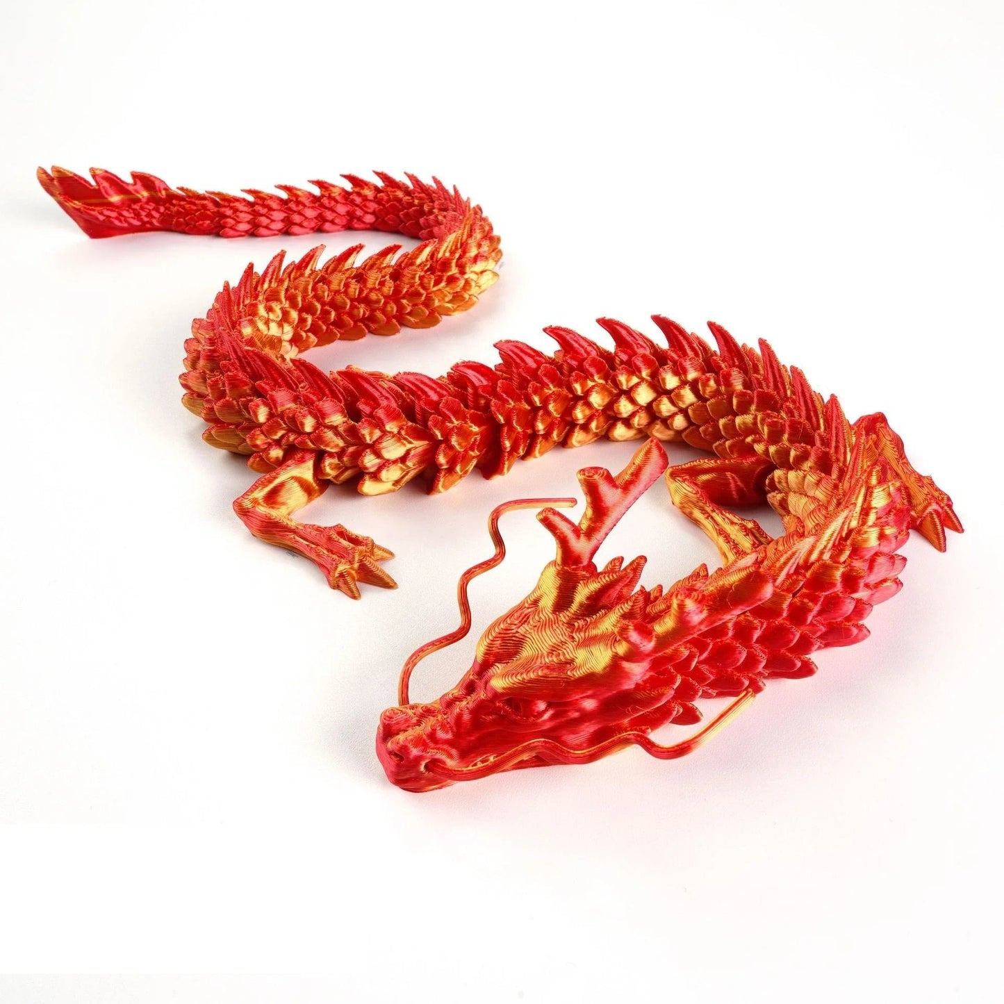 30/90 CM New 3D Printed Chinese Dragon Full Body Joints That Can Move Home Furnishings and Decorations Figurines Ornaments Elk-Valley 3D