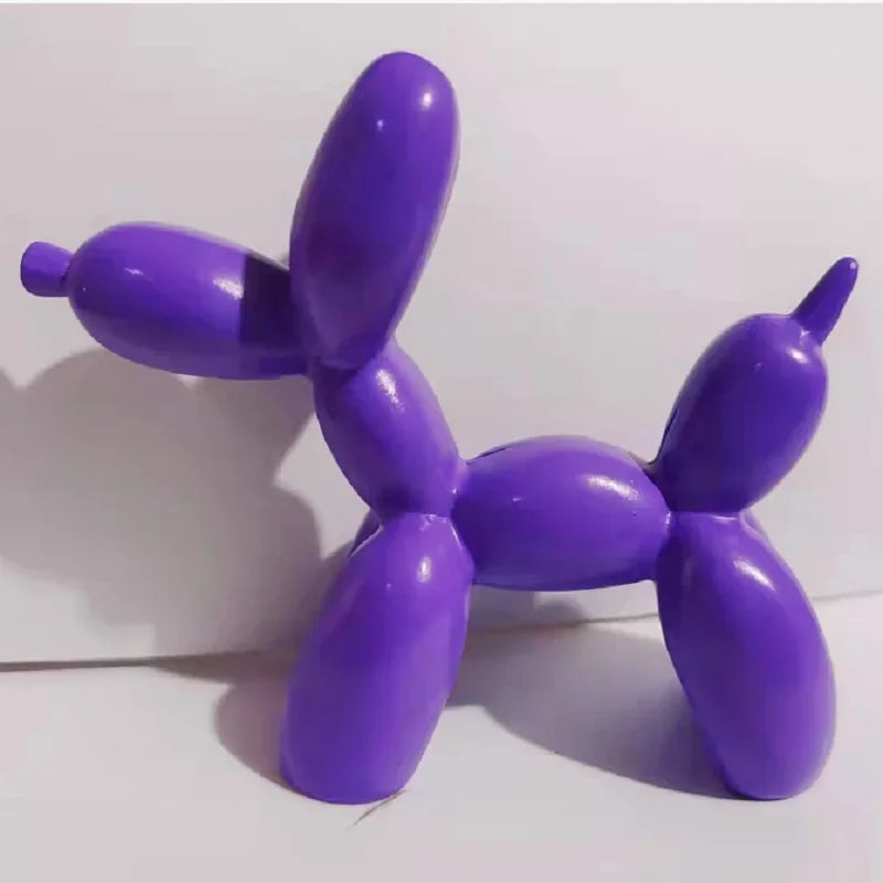 Statue Sculpture Figurine Animals Cake Art electroplating Dog Nordic Small Antiskid decorations living Dessert Mat Balloon Party Elk-Valley 3D