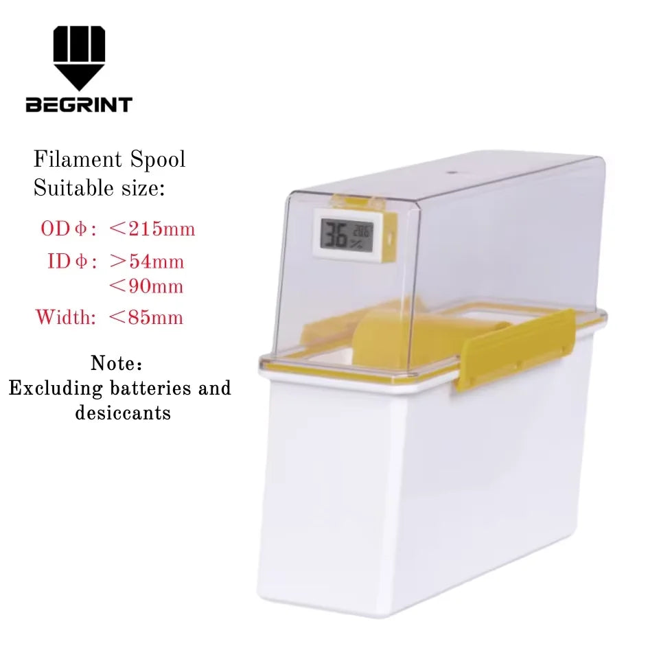 3D Printer Filament Dryer Box Airtight And Moisture-Resistant Real-Time Monitoring For 3D Printer PLA ABS Filaments Elk-Valley 3D