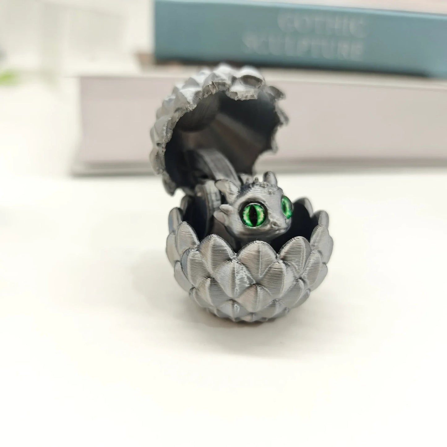 3D Printed Toys Mini Dragon Egg Set Creative Simulations Model Easter Home Decor Kids Gift Cute 3D Printing Design Elk-Valley 3D