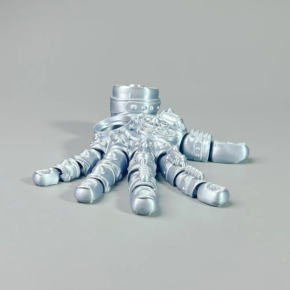 3D Printed Mechanical Hand Ornament, Themed Decorative Piece with a Tech Aesthetic - Perfect Gift for Halloween