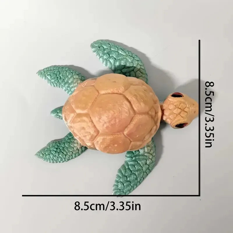 3D Printed Turtle Figurines Movable Joints Creative Collection Desktop Decoration Ornaments Holiday Gifts for Decoration Crafts Elk-Valley 3D