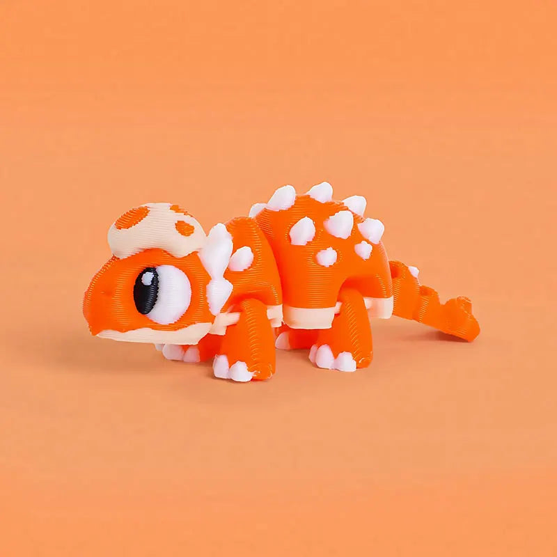 Mini 3D Printed Dinosaur Toys - Movable Joints Egg Shell T-Rex Spinosaurus Triceratops Brachiosaurus for Desktop Creative Decor Elk-Valley 3D