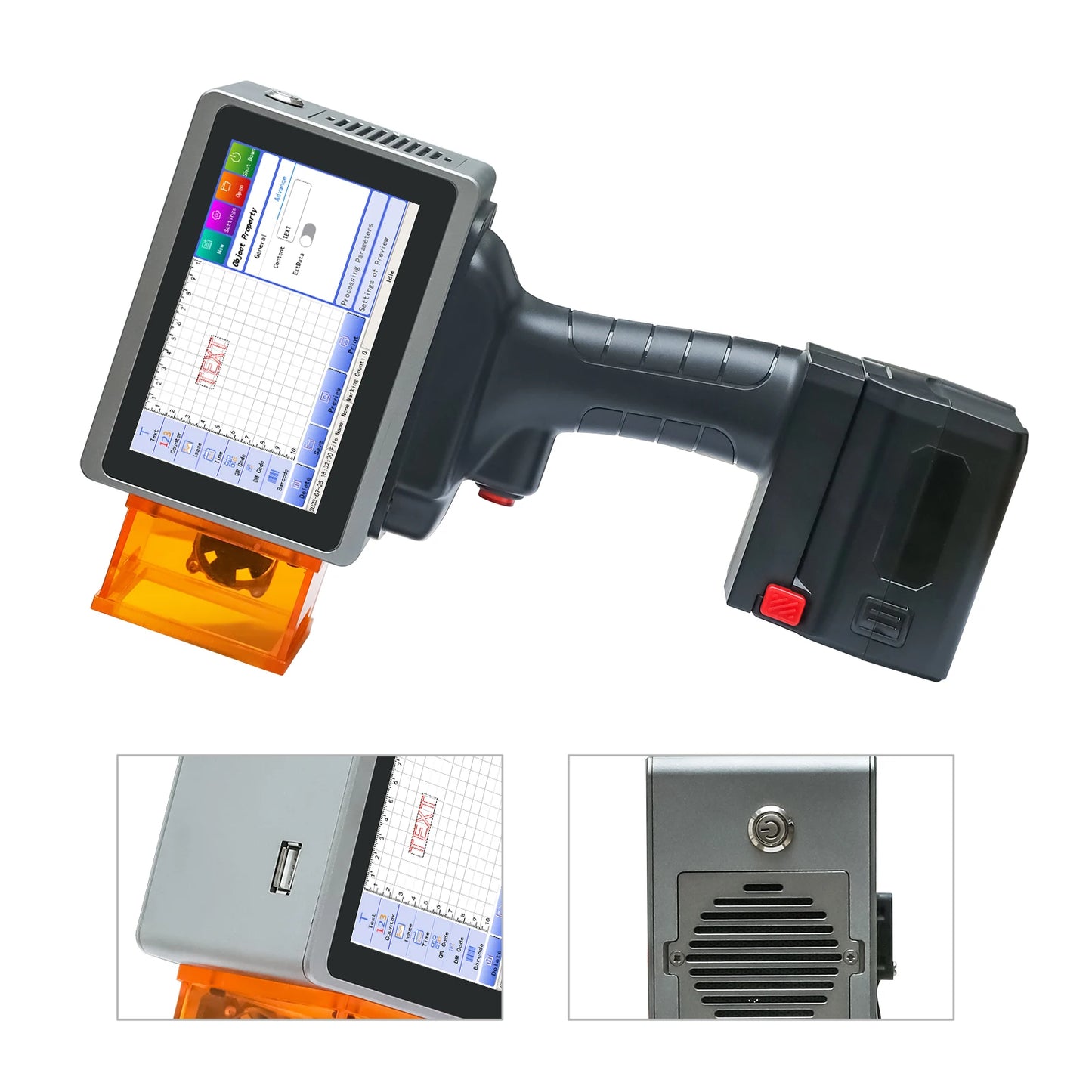 5W Laser Engraver Handheld Laser Marking Machine for Beginners DIY on Wood,Leather,Acrylic,Metal,Glass,Carton,Silcone,Rubber