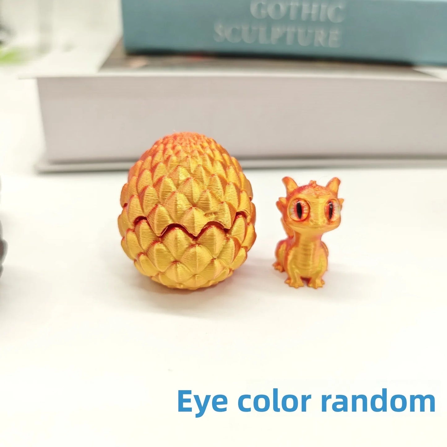 3D Printed Toys Mini Dragon Egg Set Creative Simulations Model Easter Home Decor Kids Gift Cute 3D Printing Design Elk-Valley 3D