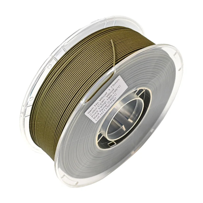 3D printer Filament PLA  wood plastic  Wooden materials Wood grain fiber wire Easy to print 1KG 1.75MM Suitable Tuozhu FDM lines Elk-Valley 3D
