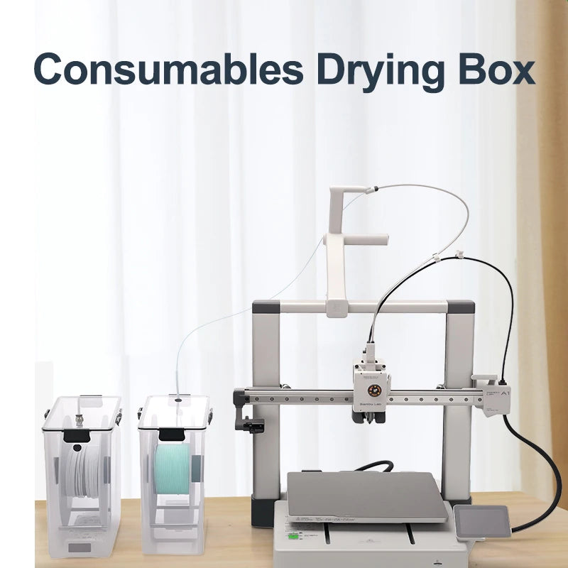 3D Printer Filament Dryer Box New Upgrade Filament Sealing Moisture-Resistant Real-Time Monitoring 3D Printer Tools Storage Box Elk-Valley 3D