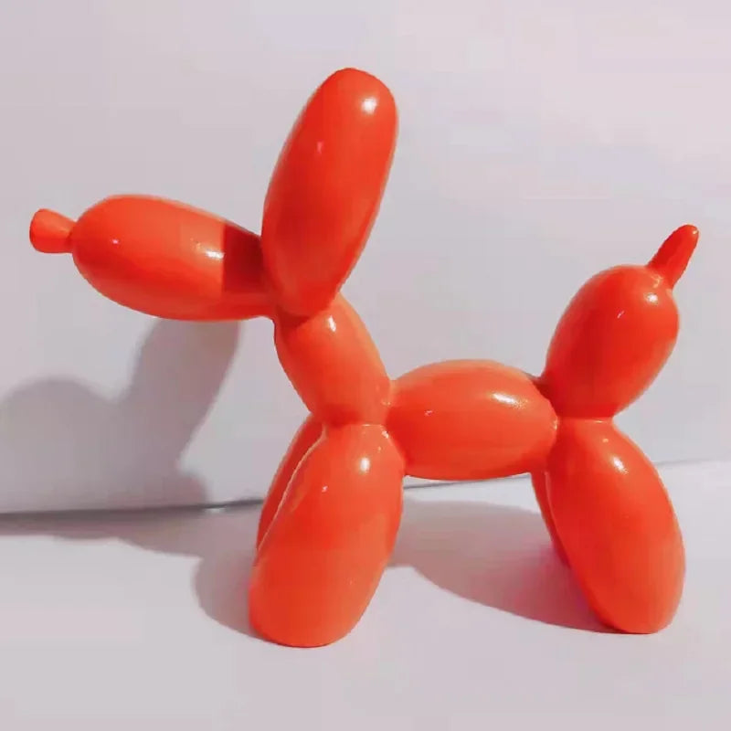 Statue Sculpture Figurine Animals Cake Art electroplating Dog Nordic Small Antiskid decorations living Dessert Mat Balloon Party Elk-Valley 3D