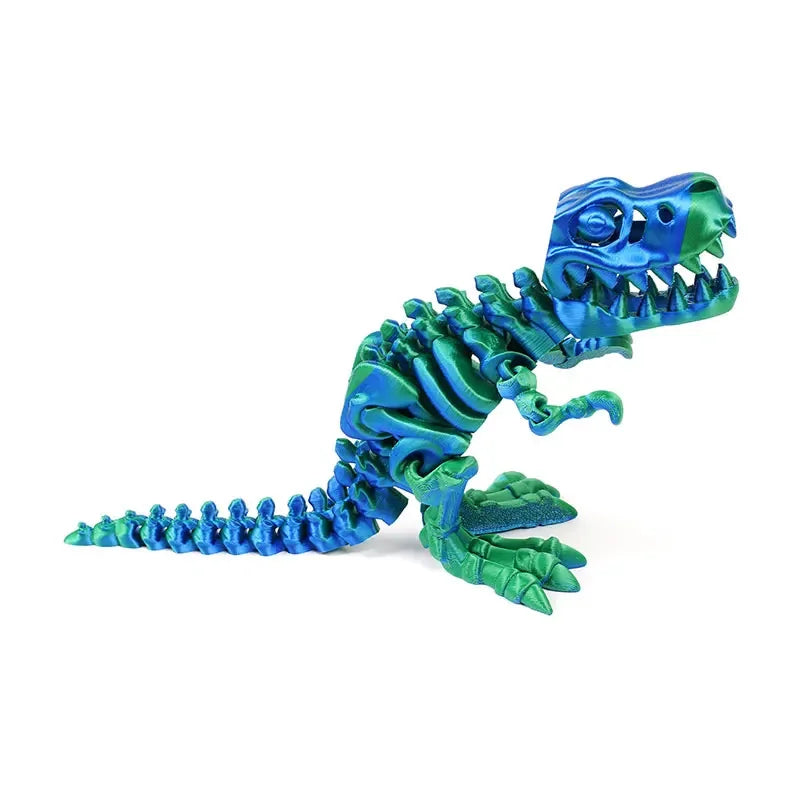 3D Printed Dragon Dinosaur Model Joints Can Move Freely Desktop Craft Ornament Gifts for Kids For Landscaping Decoration Elk-Valley 3D