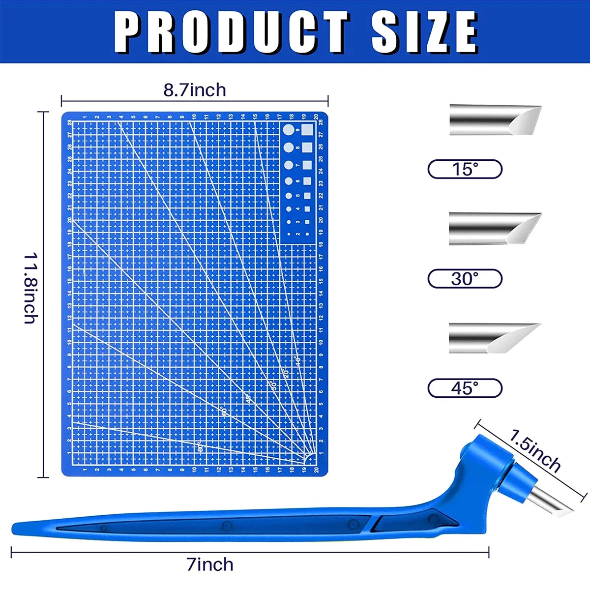 Craft Cutting Tools Kit 360 Degree Rotating Gyro Cutting Tools Specialty Carbon Steel Craft Cutting Tool with Cutting Pen