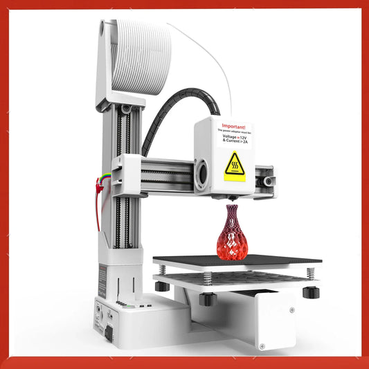 EasyThreed 3D Printer  Entry Level  Compatible with PLA TPU 1.75mm Filament  include Power Adaptor.