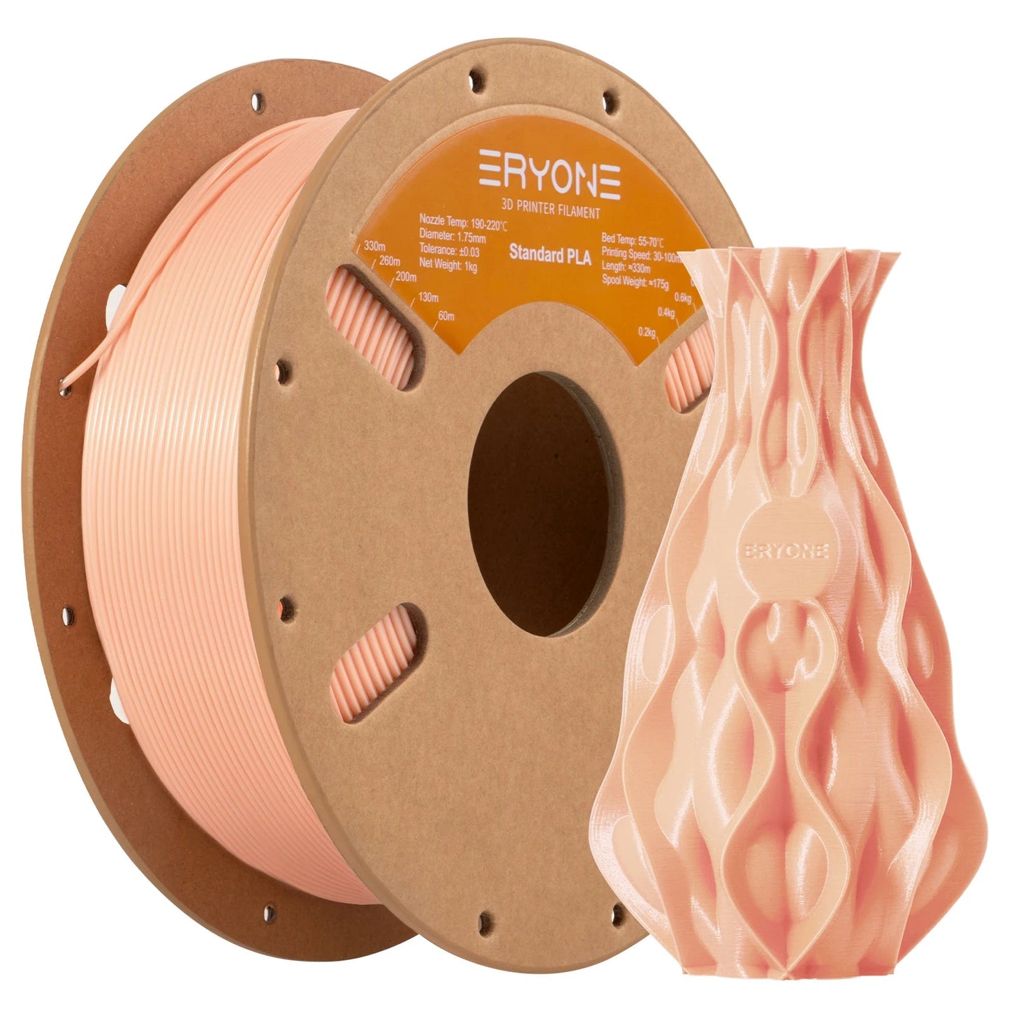 ERYONE Standard PLA Filament 1kg 1.75mm High Quality 3D PLA  Low Shrinkage Consumable For 3D Printer Fast Shipp Elk-Valley 3D