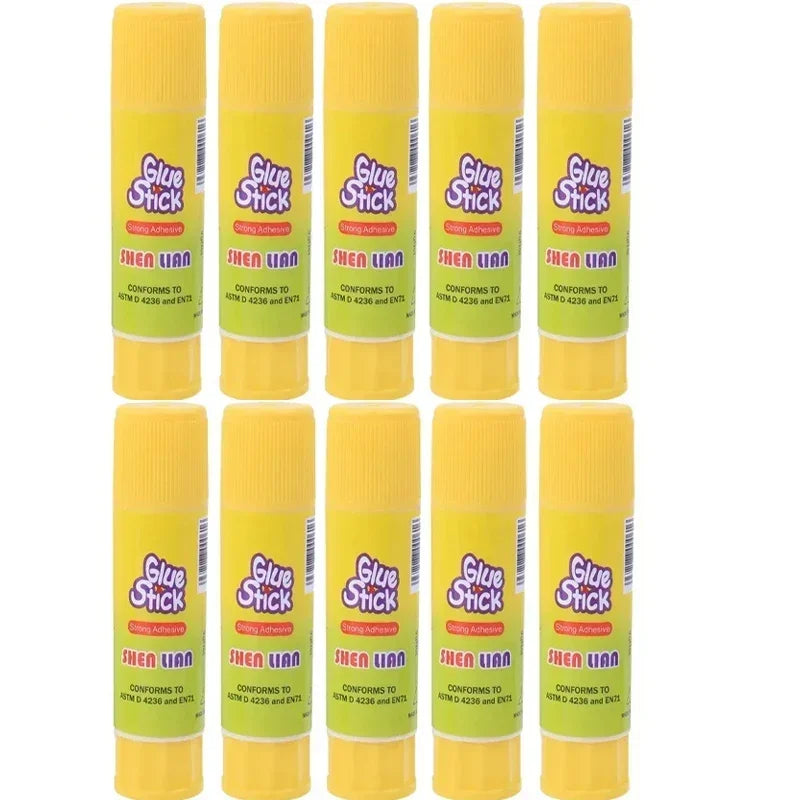 9g Glue Sticks High Efficiency Adhesion Clear Solid Glue Guns for Scrapbooking Crafts Student Children School Stationery Supply Elk-Valley 3D