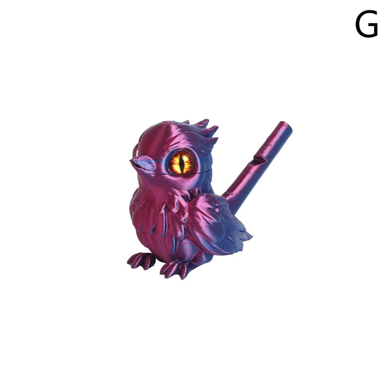 3D Printed Bird Whistle For Home Desktop Ornament Musical Water Injection Decorative Instrument Whistle Ornament