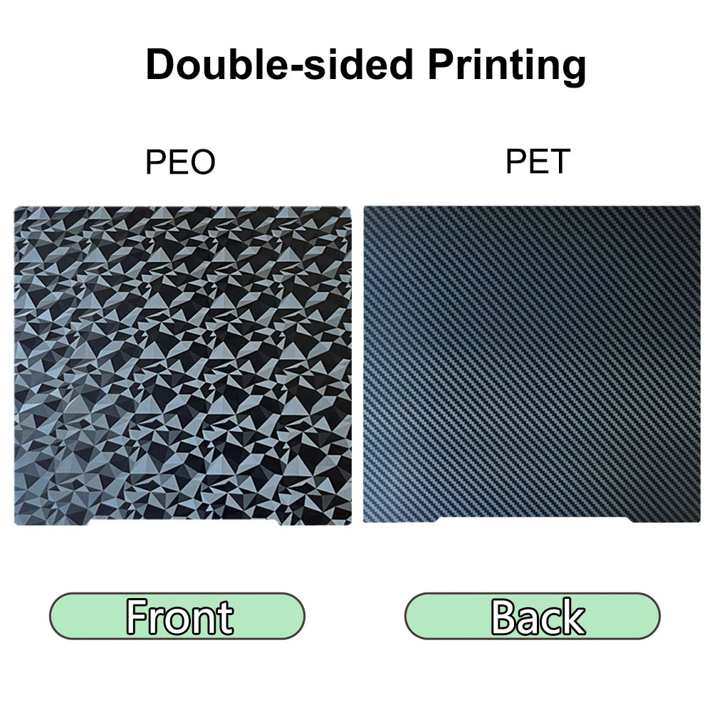 For Prusa i3 MK3 MK3S+ MK4 Build Plate 241*254mm Spring steel sheet pei peo pet pey h1h build plate 3d printer parts heated bed Elk-Valley 3D