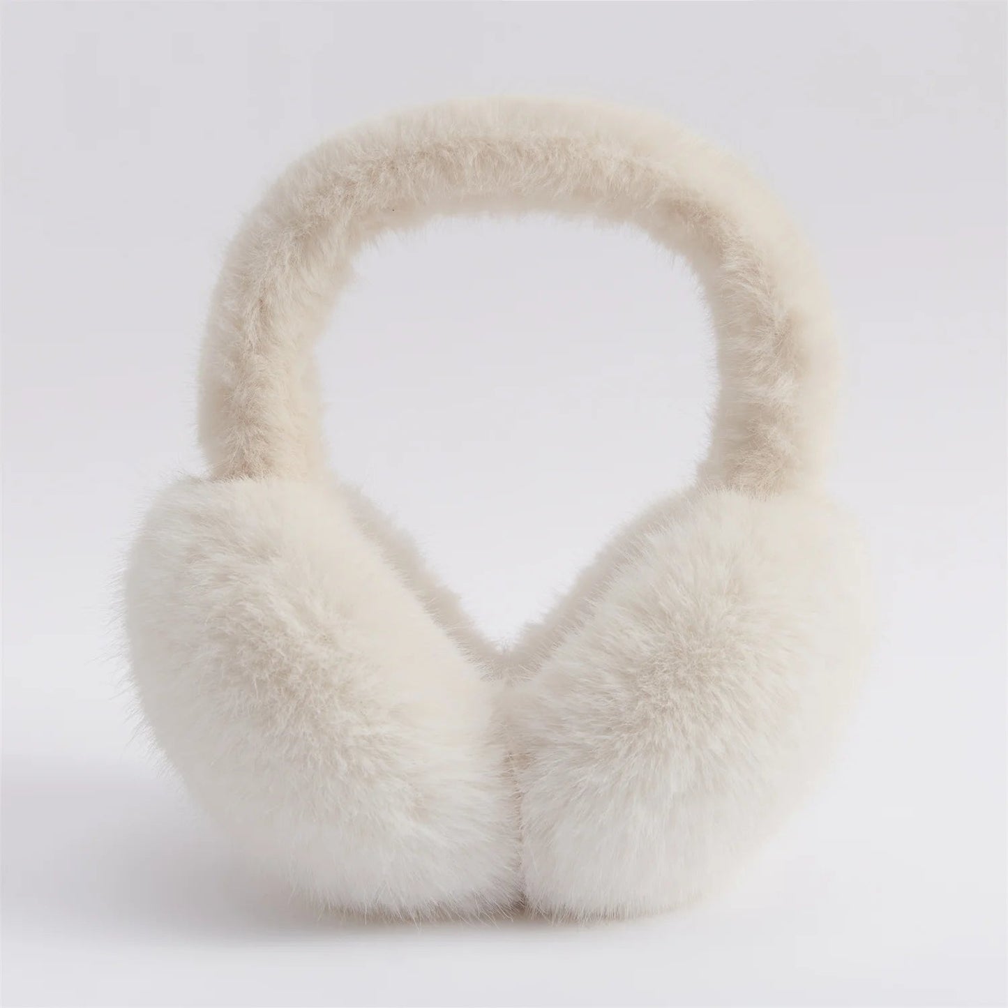 Anjj High Quality Earmuffs Faux Rabbit Fur Hang Ear Cover Warm Winter Ear Muffs Fur Earmuffs Unisex Adult Ear Warmer Fold Elk-Valley 3D