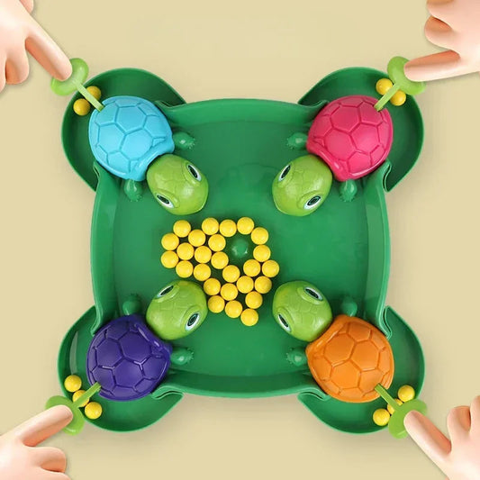 Kids Desktop Competitive Games Turtles Eat Beans safe Parent-child Interaction Entertainment Game Educational Relieve Stress Toy Elk-Valley 3D