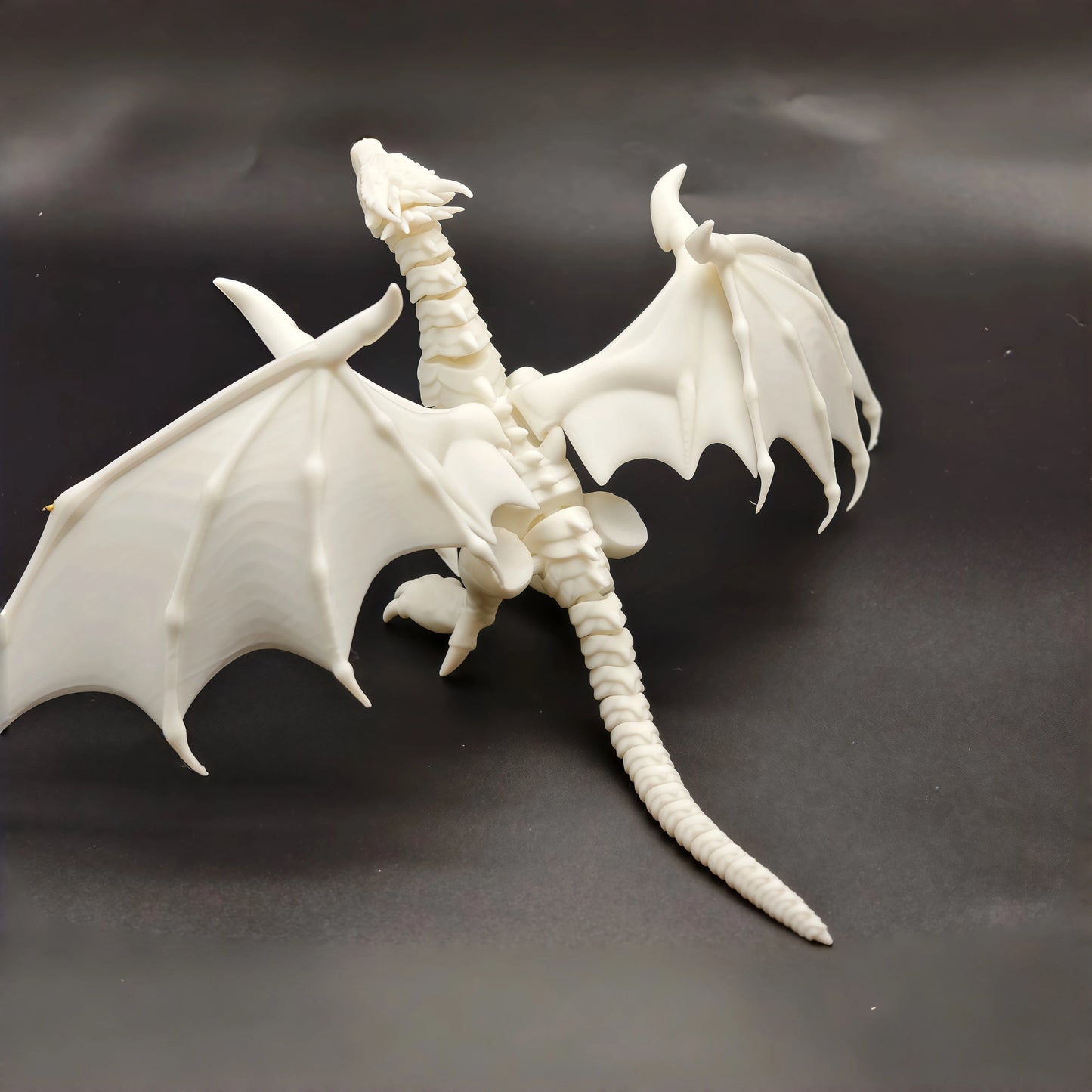 3D Printed Prank Toy Flying Dragon from a University, Toy Ornament, Wings Can Be Spread Out, Extra Large Size