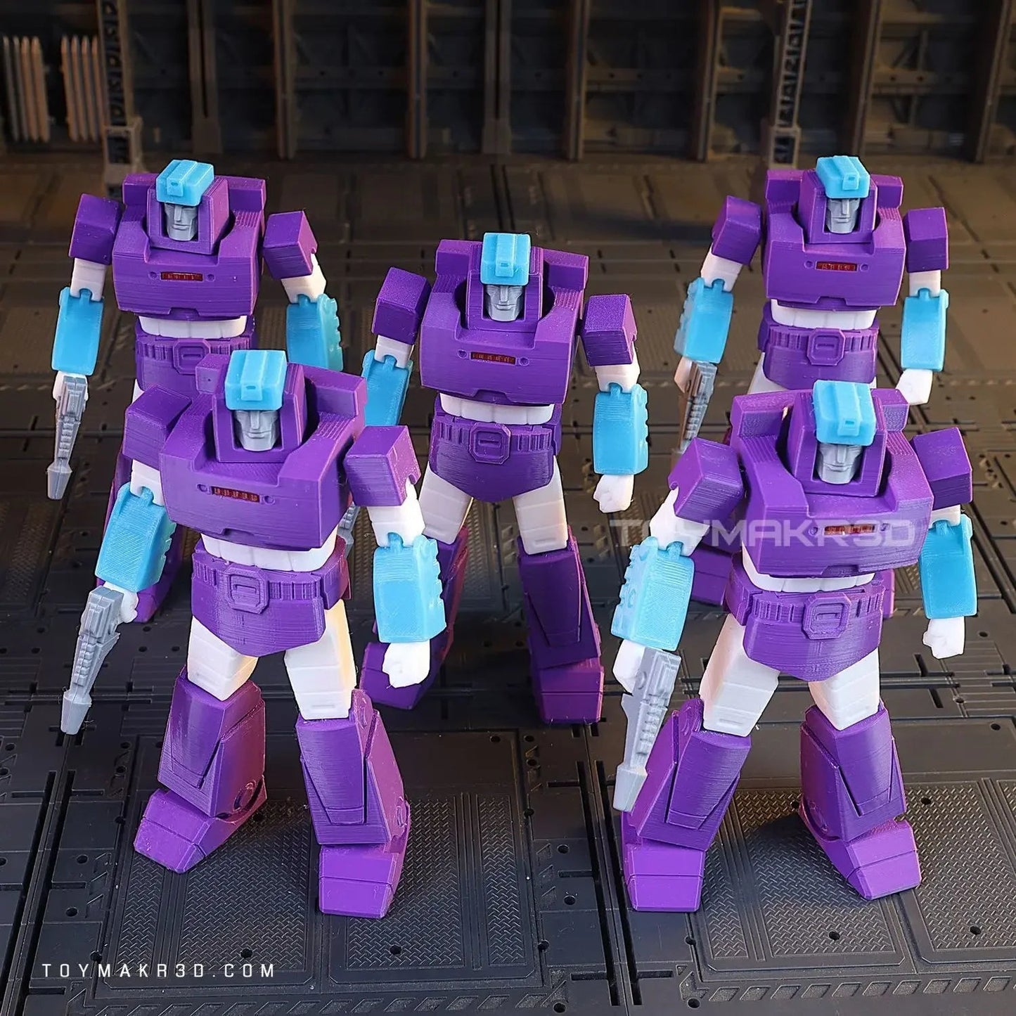 3D Printing Assembled Multi-joint Movable Robot Doll of Hand-operated Mecha Model Elk-Valley 3D
