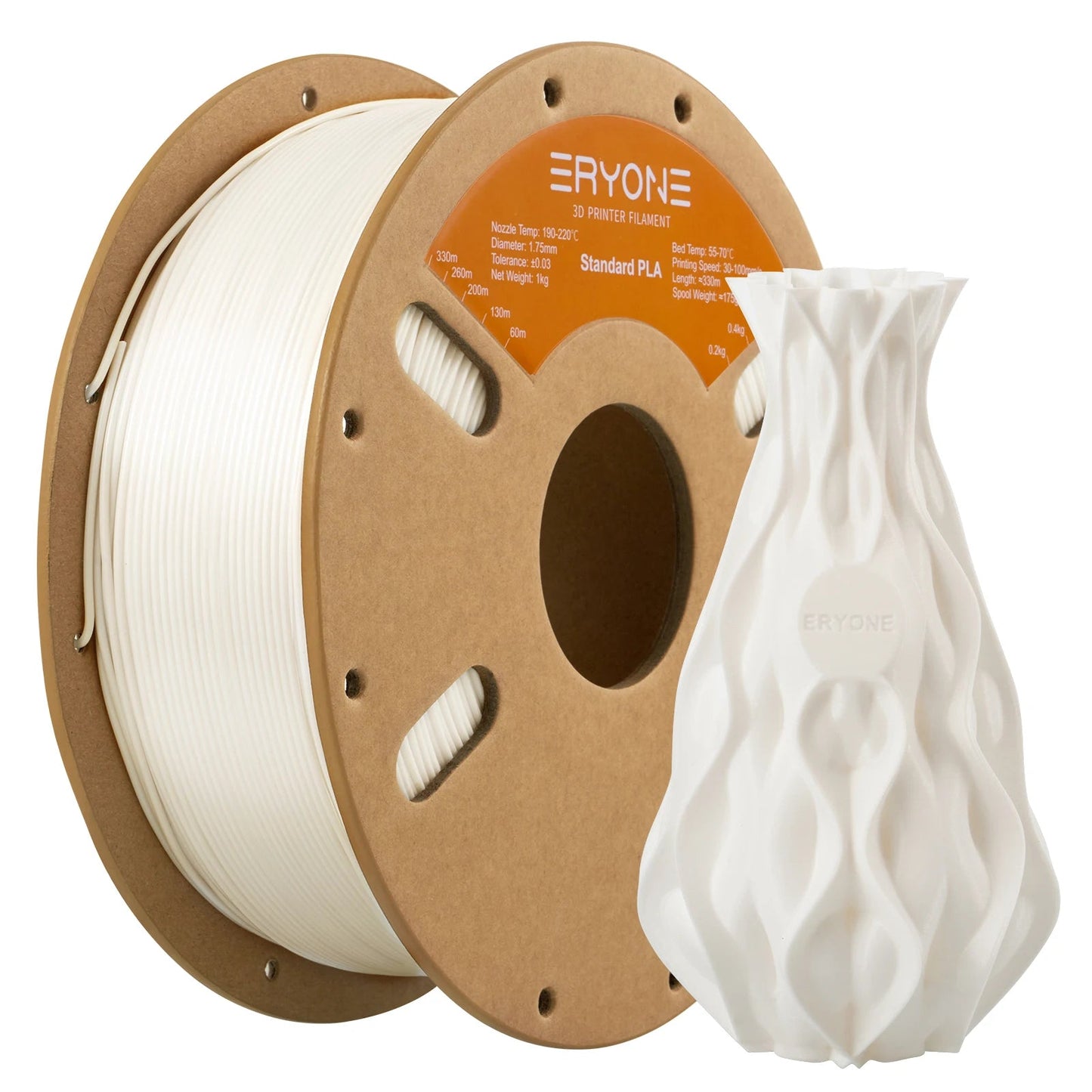 ERYONE Standard PLA Filament 1kg 1.75mm High Quality 3D PLA  Low Shrinkage Consumable For 3D Printer Fast Shipp Elk-Valley 3D