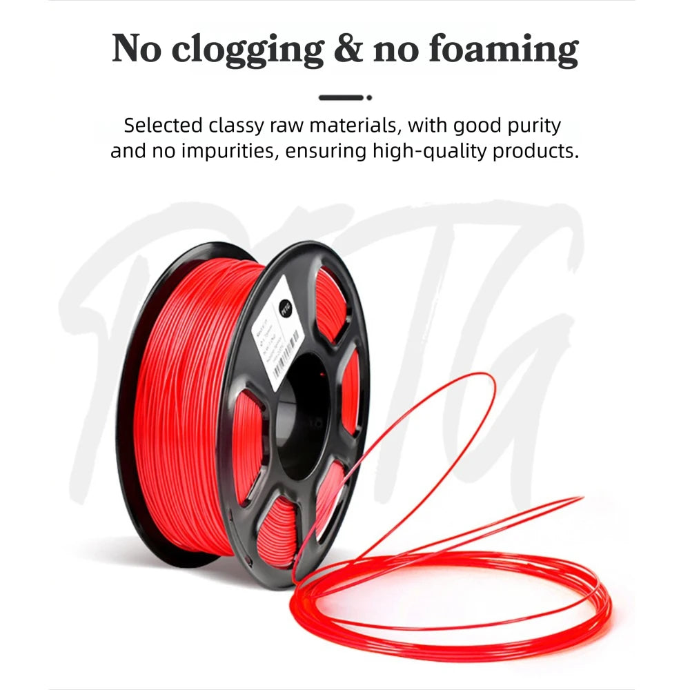 Tideboom PLA/PETG 3D Filament 1.2KG High Speed 3D Printer Filament High Flow Speed Matte Effect 3D Printing Mateial Pla 필라멘트