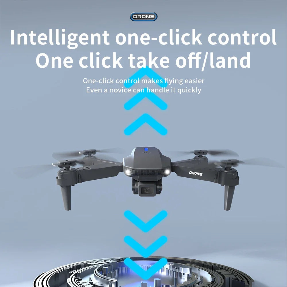 2026 E88 HD 4K RC Drone with Wide Angle Camera Foldable Helicopter Quadcopter Aircraft for Kids Professional Gift Toy by KBDFA Elk-Valley 3D