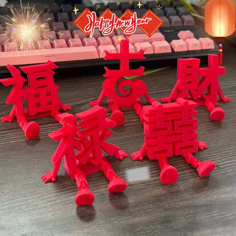 3D Printed Heart Ornament Wedding Party Decoration Valentine's Day Desk Accessiories Wedding New Year 3D Printed Decorations Elk-Valley 3D