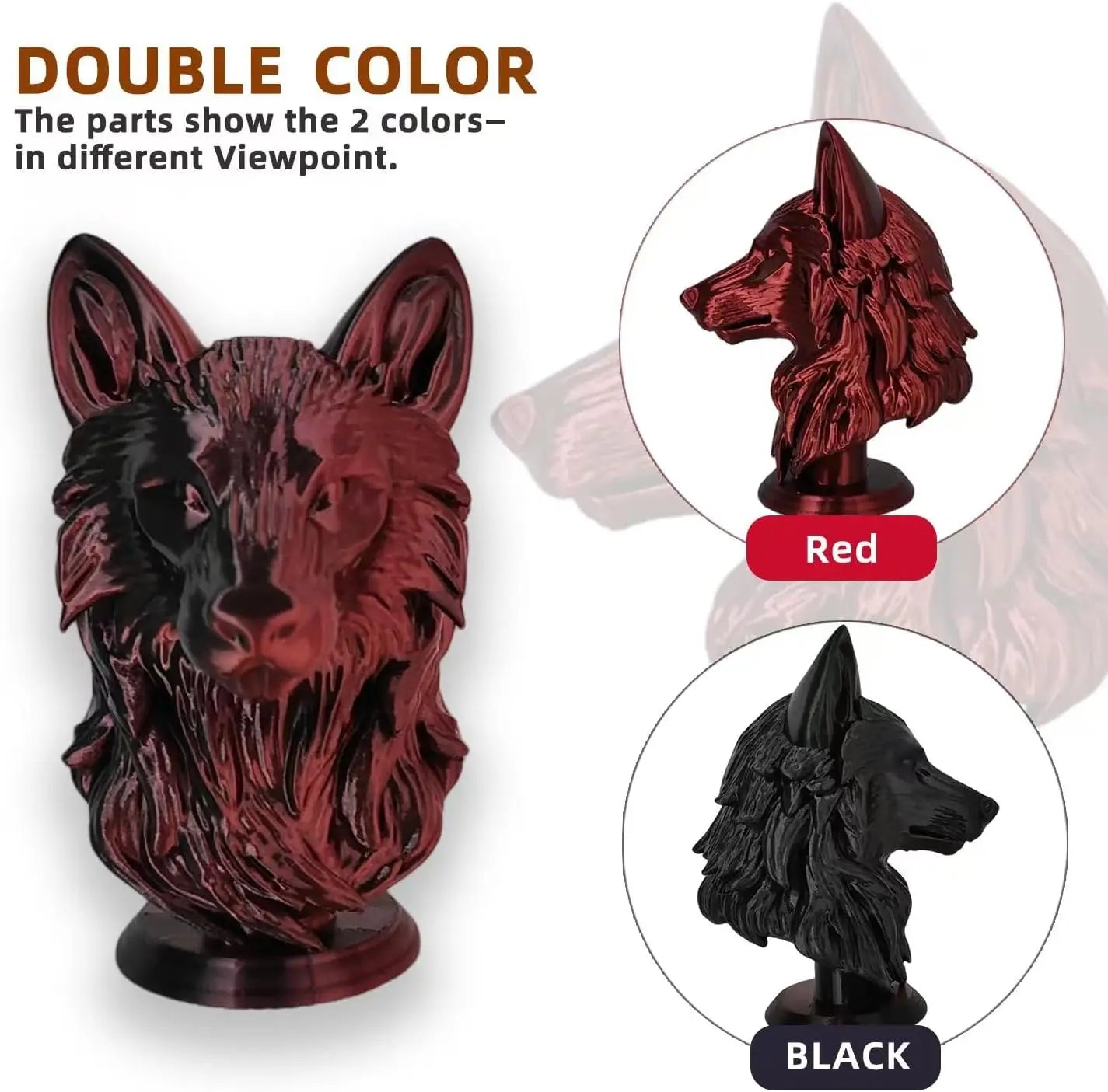 3D Printer Filament,HP3DF PLA Filament,1.75mm Dimensional Accuracy +/- 0.02mm, 1KG Spool (2.2 lbs),Fit Most FDM Printer (Mystic）