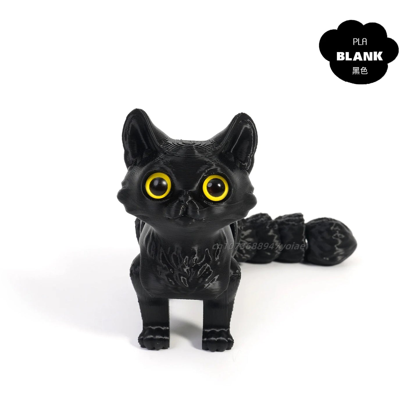 12/16cm 3D Printed Articulated Cute Cats Figurine Miniature Living Room Decor Car Desktop Home Decoration Accessories Kids Gifts Elk-Valley 3D