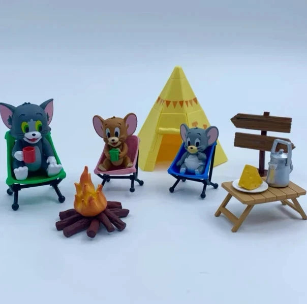 New Products In Stock Anime Cat And Mouse Series Blind Boxes Figurines Toys Desktop Ornaments Surprise Gifts For Fans Souvenir Elk-Valley 3D