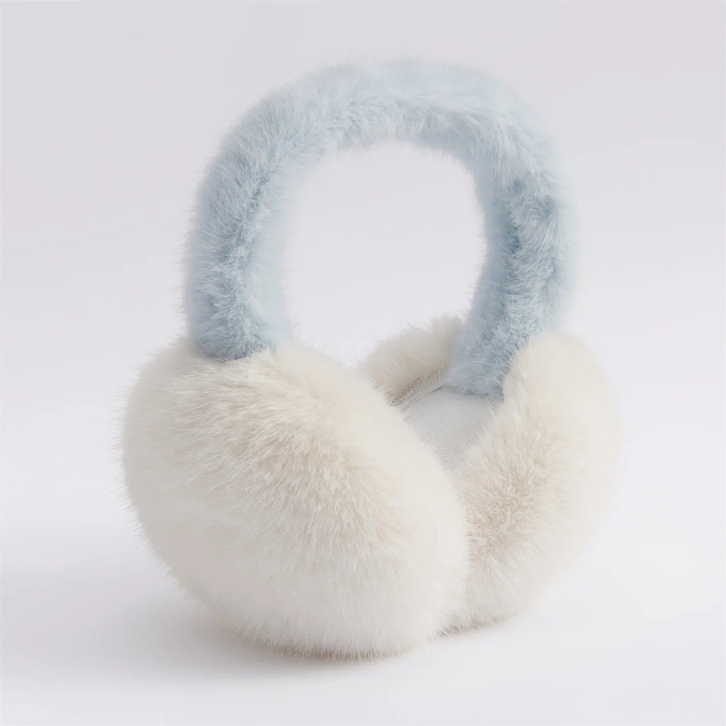 Anjj High Quality Earmuffs Faux Rabbit Fur Hang Ear Cover Warm Winter Ear Muffs Fur Earmuffs Unisex Adult Ear Warmer Fold Elk-Valley 3D
