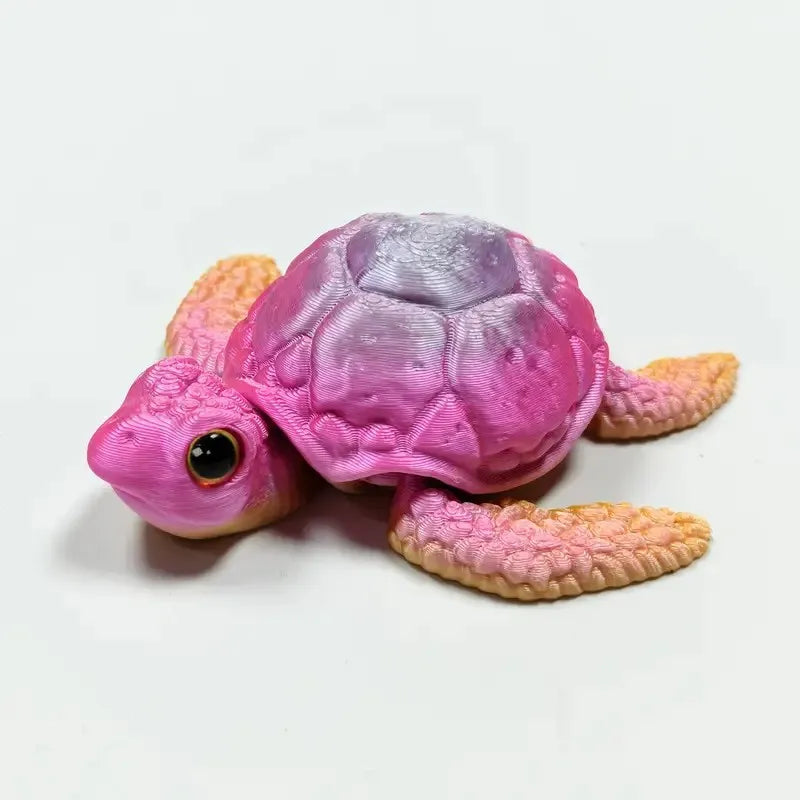 3D Printed Turtle Figurines Movable Joints Creative Collection Desktop Decoration Ornaments Holiday Gifts for Decoration Crafts Elk-Valley 3D