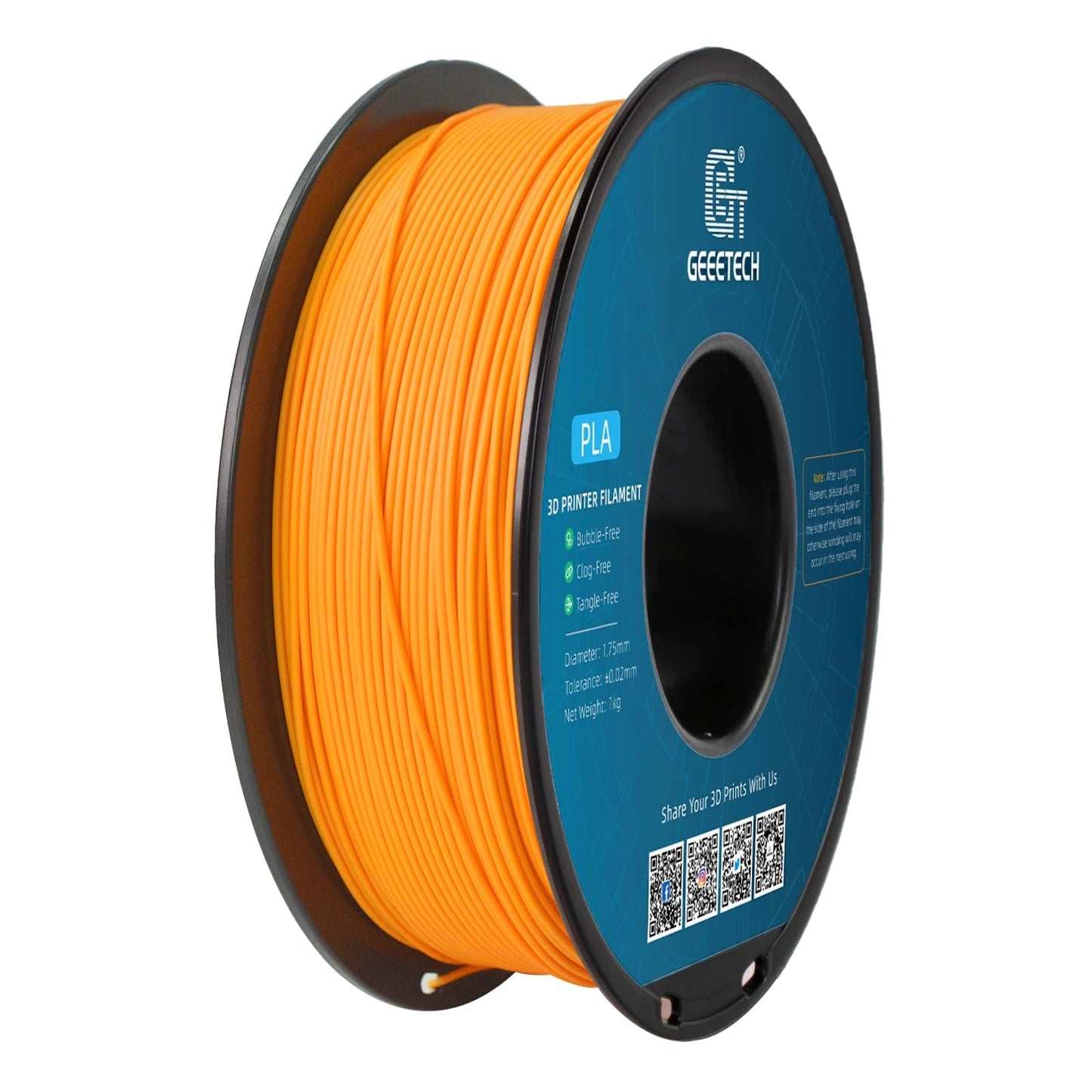 Geeetech 3d printer Filament PLA PETG Plastic 1kg 1.75mm,Tangle-Free, 3d printing wire materials, black, white, vacuum packaging Elk-Valley 3D