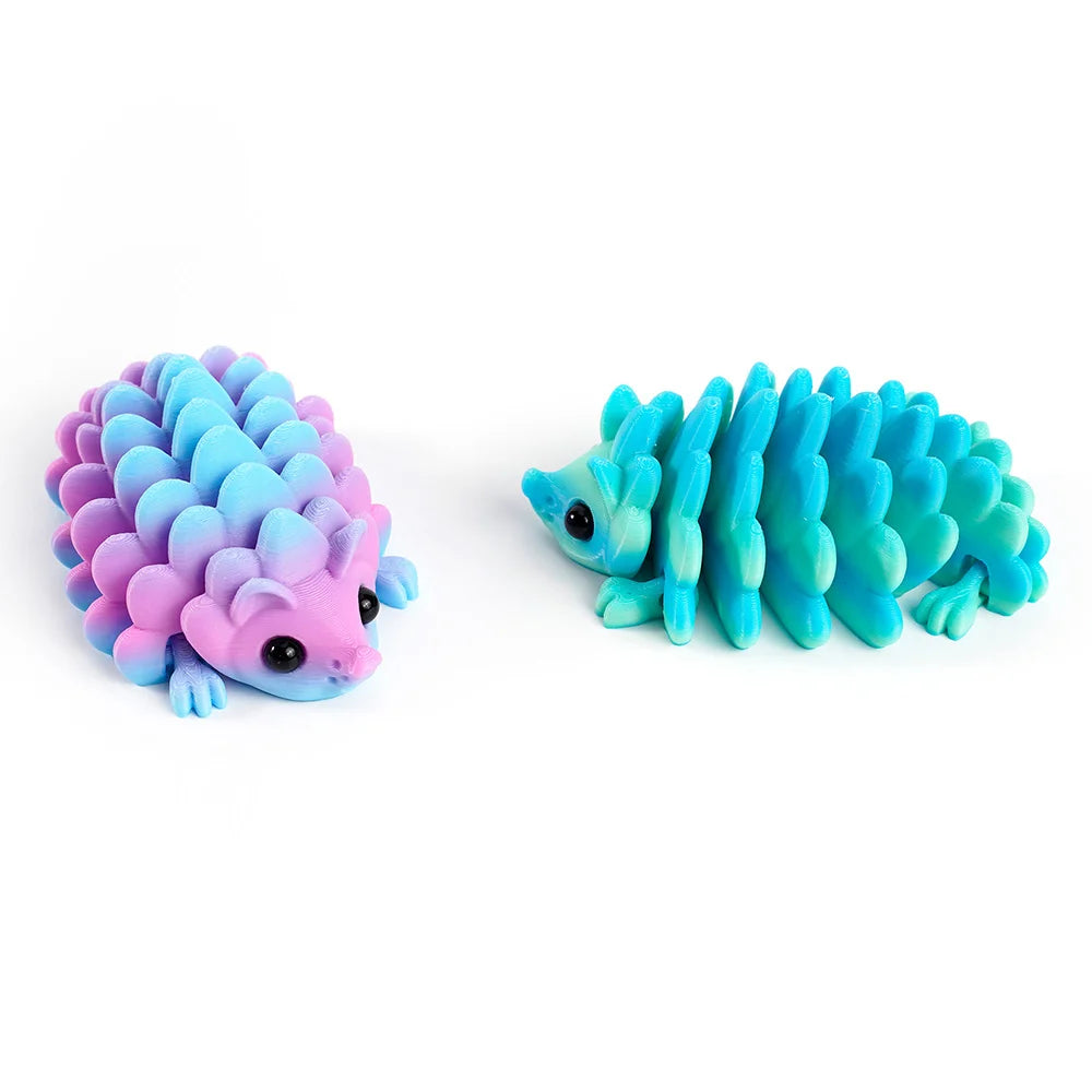3D Printed Hedgehog Figurine - Versatile Indoor & Outdoor Home Desk Decor Collectible Cone Toy Articulated Cute Figurin Elk-Valley 3D