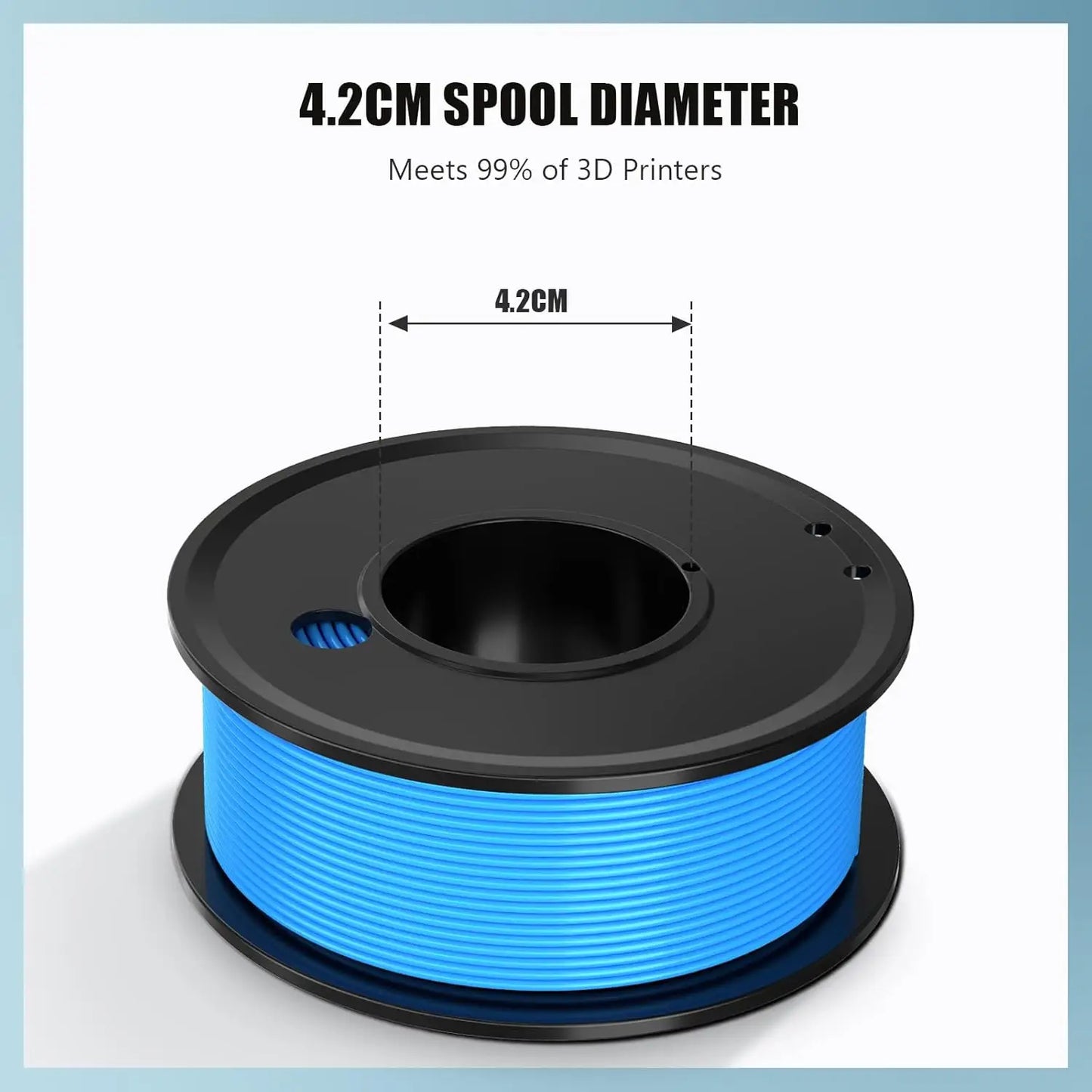 3D Printer Filament 4 Colors Green Blue Yellow Purple Filiment1.75 Accuracy ±0.02mm 250G X 4