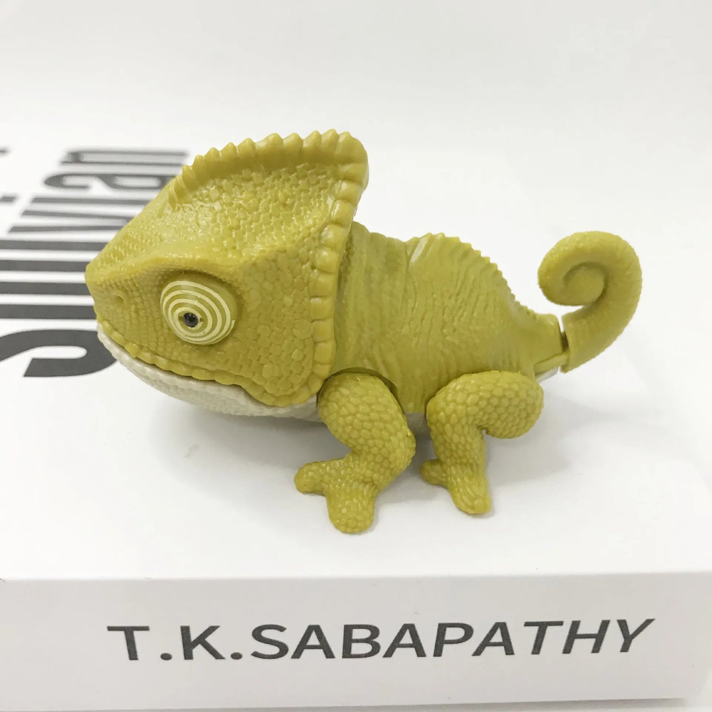 Children Jurassic Biting Finger Dinosaur Animals Model Toys Movable Joints Tricky Chameleon Hippo Kids Birthday Christmas Gifts Elk-Valley 3D