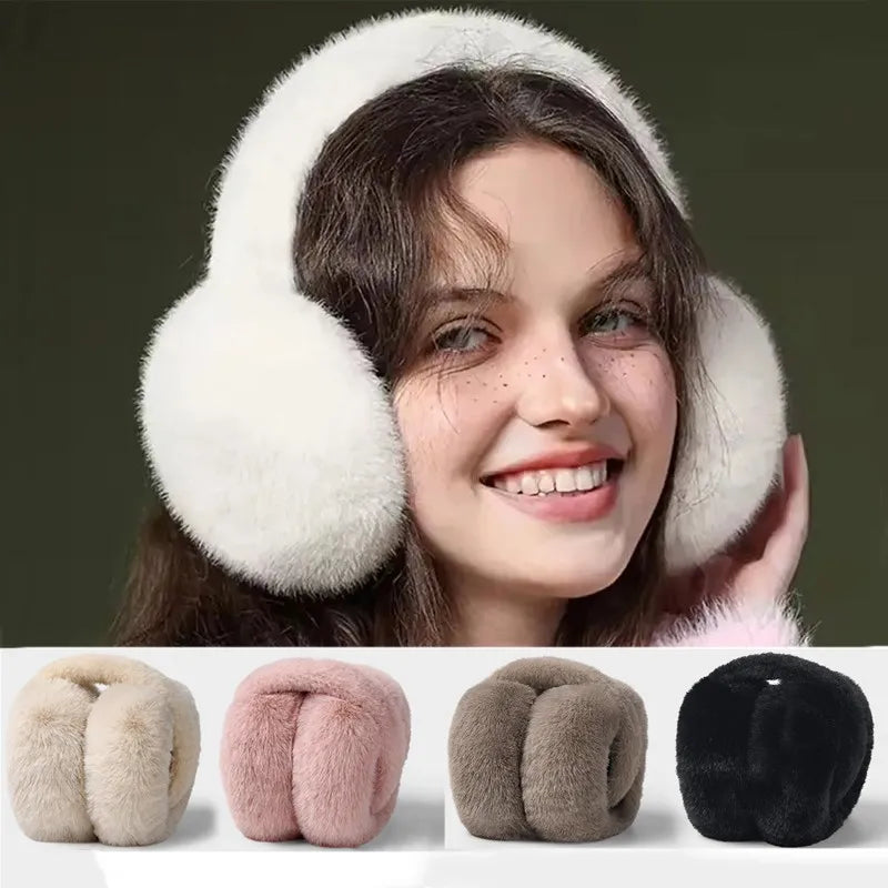 Women'S Winter Warm Ear Muffs Windproof Cold-Resistant Ear CoversThickened Lining Christmas Holiday Gift Cold Weather Gear Elk-Valley 3D