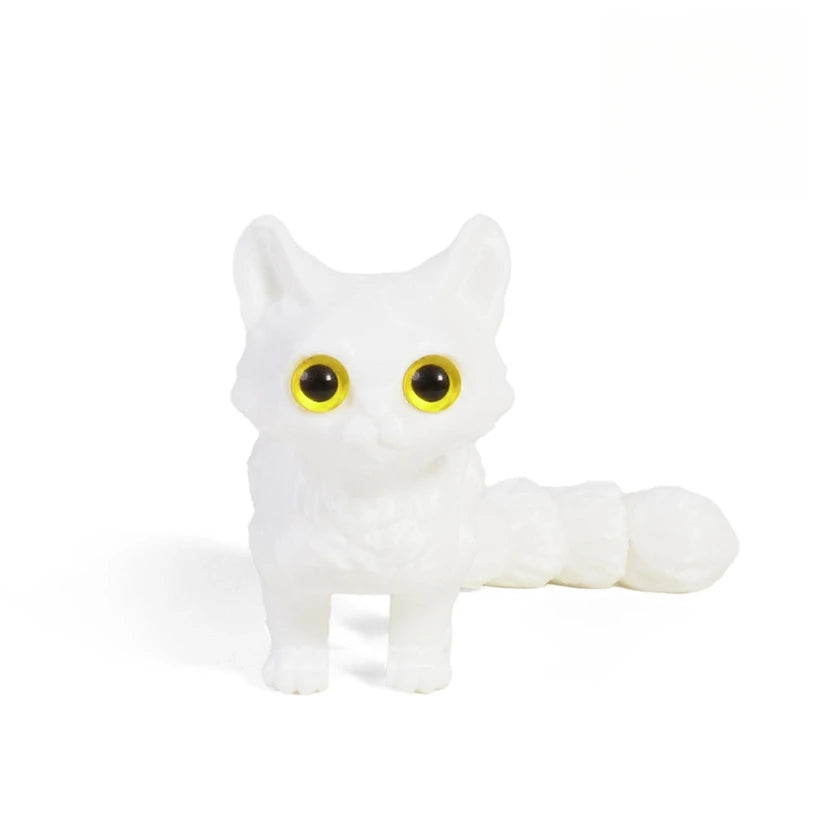 3D Printed Cute Cats Tail Joint Movable Kawaii Kitten Ornament Room Decor Car Decorations Desktop Decorations Gifts To Friends Elk-Valley 3D