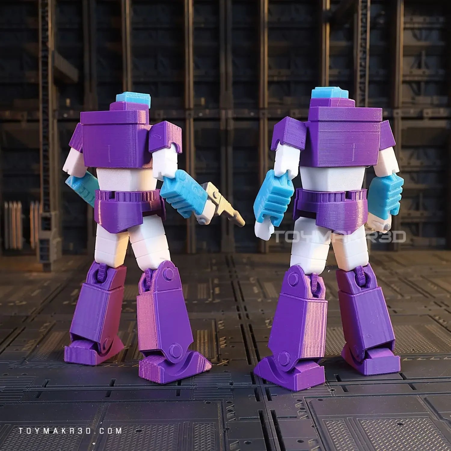 3D Printing Assembled Multi-joint Movable Robot Doll of Hand-operated Mecha Model Elk-Valley 3D