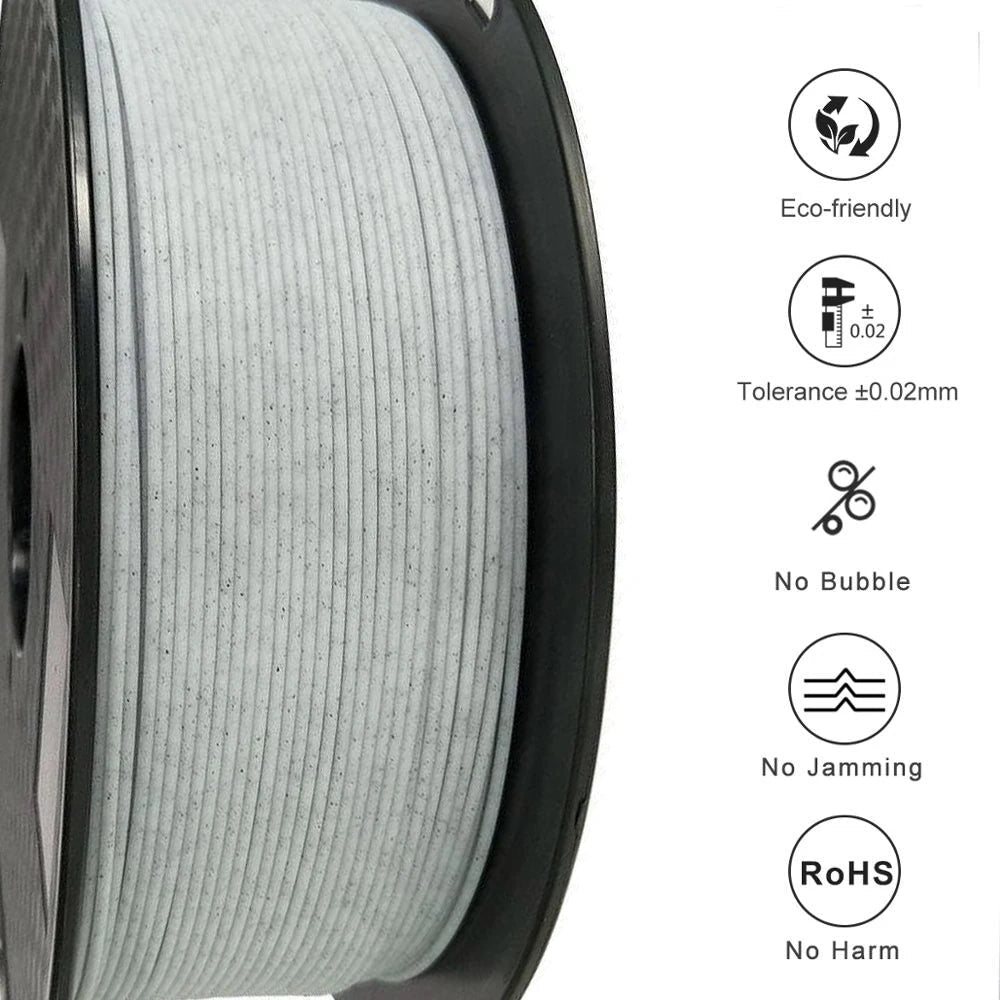 3D Printer Filament 1.75mm PLA Marble 1kg/500g/250g FDM Plastic Plus Material for 3D Printing Sublimation Filament PLA DIY Art Elk-Valley 3D