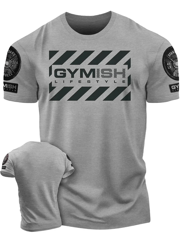 The 3D printed men's T-shirt for the summer of 2025 is a bestseller for sports fitness exercise casual fashion and lightness Elk-Valley 3D