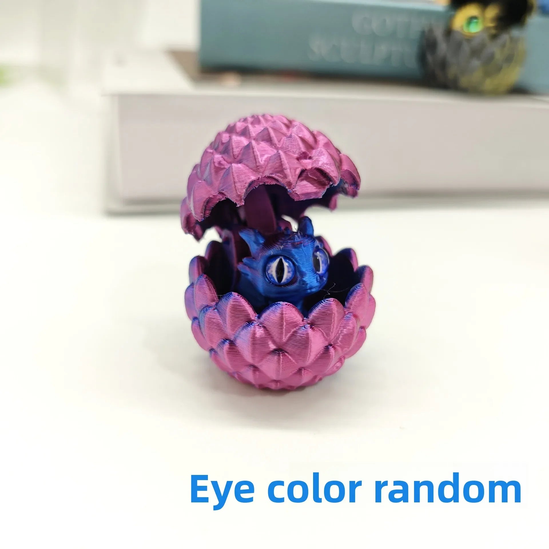 3D Printed Toys Mini Dragon Egg Set Creative Simulations Model Easter Home Decor Kids Gift Cute 3D Printing Design Elk-Valley 3D